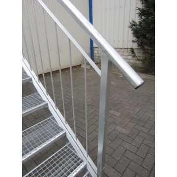 Stahltreppe verzinkt, Neu 3,00m | 45° PRO