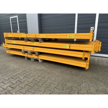 Palettenregaltraverse Traverse Palettenregal, gebraucht | Jung Heinrich Delta | lichte Weite: 3.600 mm | K: 135 x 50 mm | gelb