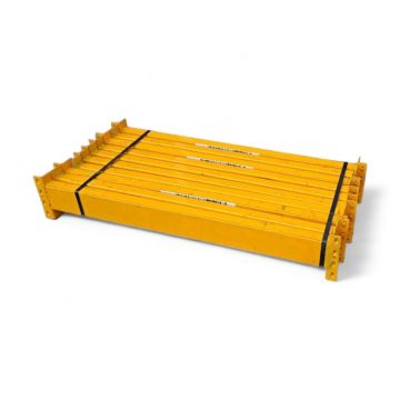 Palettenregaltraverse Traverse Palettenregal, gebraucht | Jung Heinrich Esmena | lichte Weite: 1.100 mm | K: 115 x 40 mm | gelb