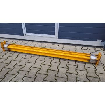 Palettenregaltraverse Traverse Palettenregal, gebraucht | Jung Heinrich Esmena | lichte Weite: 1.805 mm | Z: 110 x 40 mm | gelb