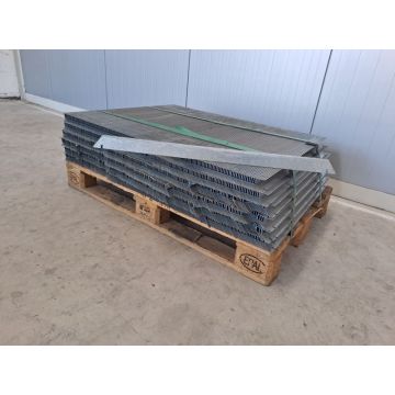 Uniträger für Fachbodenregaltraversen, II. Wahl (Neuware) | passend für Regaltiefe: 800 mm | SSI Schäfer R 3000  | Gesamtlänge: 785 mm | lichte Stützweite: 715 mm