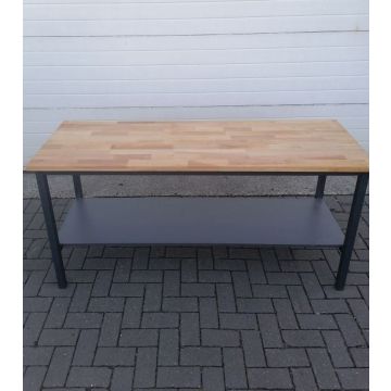 Werkbank Arbeitstisch Packtisch / Werkbankbreite: 1.750 mm / Gesamthöhe: 900 mm / Werkbanktiefe: 600 mm