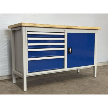 Werkbank Arbeitstisch, neu | Werkbankbreite: 1.500 mm | Werkbanktiefe: 600 mm | Werkbankhöhe: 925 mm