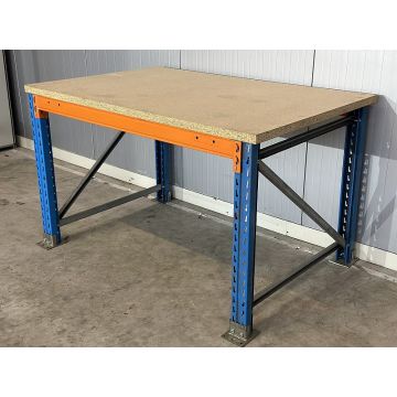 Werkbank Stow Pal Rack NS gebraucht | Werkbankbreite: 1.550 mm | Höhe: 938 mm | Werkbanktiefe: wählbar | 1 Ebene