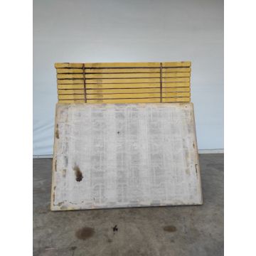 Kunststoffplatte, gebraucht | 1.400 x 1.000 x 50 mm | Schalungsplatte |  Pferdeboxen