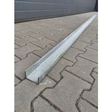 U-Profil, gebraucht | Feuerverzinkt | Stahlträger | Eisenträger | Gesamtlänge: ca. 3.420 mm | U: 45 x 80 mm | Materialstärke: 4,00 mm 