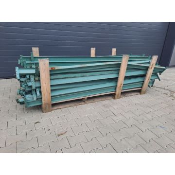 Stahlträger Eisenträger Stahl, gebraucht / Hovuma / lichte Weite: 2.400 mm / INP 80 x 42 mm / grün