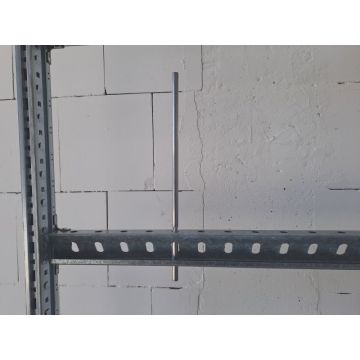 KRA 4300 Steckrohre für Regaltraversen, II. Wahl (Neuware) | SSI Schäfer R 3000 | Gesamtlänge: ca. 390 mm | RohrØ: 12 mm | verzinkt