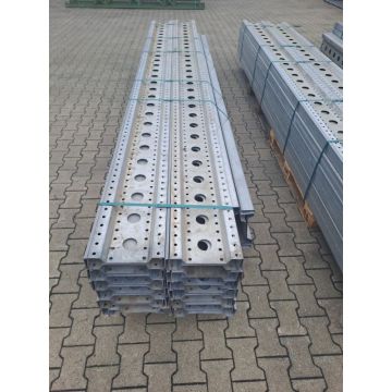 CS Sigma Profil Stahlträger, gebraucht | SSI Schäfer | Gesamtlänge: 3.590 mm | CS-Sigma: 300 x 75 x 15 mm 