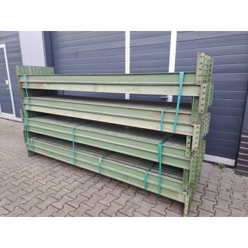 Palettenregaltraverse Traverse Palettenregal, gebraucht | SSI Schäfer PR 400 | lichte Weite: 2.700 mm | INP: 100 x 50 mm | Bodentraverse | grün | 5 HK