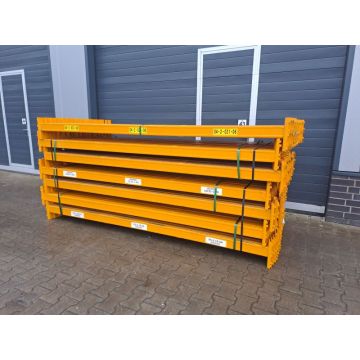 Palettenregaltraverse Regaltraverse, gebraucht | Jung Heinrich Delta | Lichte Weite: 2.695 mm | K: 90 x 45 mm | gelb | 3 HK