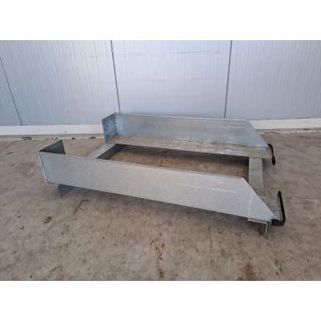 Tiefenstegrahmen f. Palettenregal, gebraucht | f. Ständertiefe: ca. 1.200 mm | sendzimir verzinkt