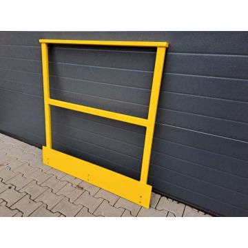 Geländer Lagerbühnengeländer Lagerbühne, gebraucht | Geländerbreite: ca. 1.107 mm | Gesamthöhe: 1.200 mm | gelb