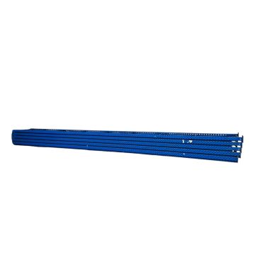 Palettenregalständer Regalständer, gebraucht | Duwic | Rahmenprofil: 100 x 80 x 3,0 mm | Ständerhöhe: 8.500 mm | Ständertiefe: 1.000 mm | blau