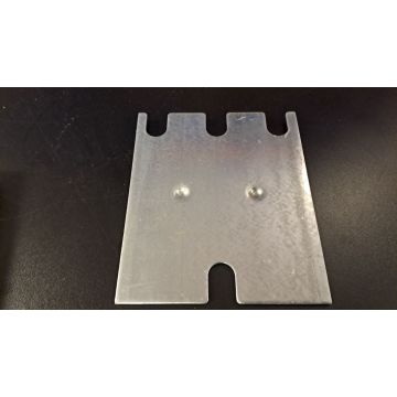 Ausgleichsblech Nivelierblech für Palettenregalständer, gebraucht | Jungheinrich MPB |  Abm.: 140 x 120 mm | Materialstärke: 3 mm