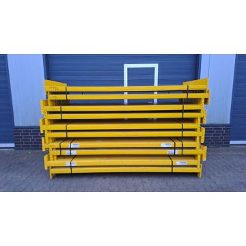 Palettenregaltraverse Traverse Palettenregal, gebraucht | SSI Schäfer PR600 | lichte Weite: 2.700 mm | Kastenprofil: 80 x 50 mm | gelb
