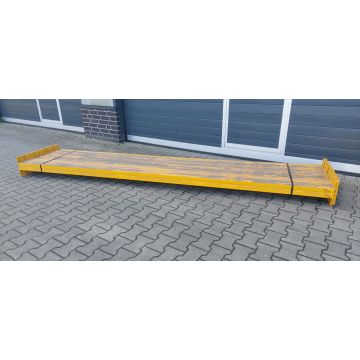Palettenregaltraverse Traverse Palettenregal, gebraucht | META Thyssen | lichte Weite: 3.600 mm | K: 100 x 50 mm | gelb | 3 HK