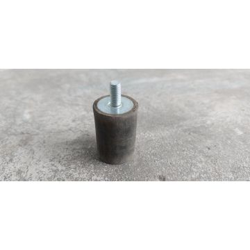 Gummipuffer Schwingungsdämpfer, gebraucht | Gewinde: M6 | Gesamthöhe: 48 mm | Länge Gummipuffer: 25 mm 