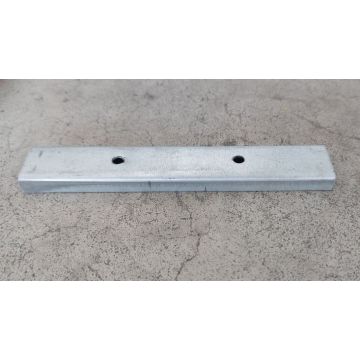 Regalverbinder Rahmenverbinder Fachbodenregal, gebraucht | SSI Schäfer R 3000 | Gesamtlänge: 120 mm | Rahmendistanz: 6 mm | U-Profil: 20 x 8 mm