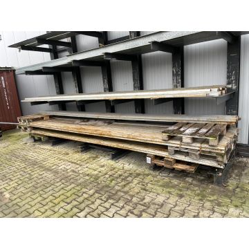 U-Profil Stahlträger Eisenträger, gebraucht / Gesamtlänge: ca. 6.000 mm / U: 50 x 38 mm / Materialstärke Steg: 5,00 mm / grau 