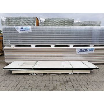 Sandwichplatten 60 mm Wand II. Wahl weiß Paket 895B