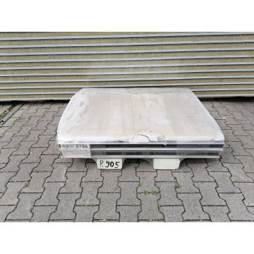 Sandwichplatten 80 mm Wand II. Wahl RAL 7016 Paket 905B