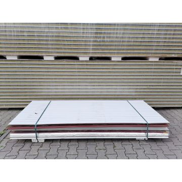 Sandwichplatten 40 mm Dach II. Wahl RAL 8012 Paket 907B