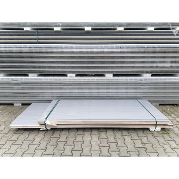 Sandwichplatten 80 mm Wand II. Wahl RAL 9006 Paket 923B