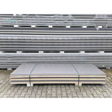 Sandwichplatten 100 mm Wand II. Wahl RAL 9007 Paket 925B