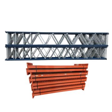 Palettenregalanlage Palettenregal, gebraucht | Polypal Stockpal | Regalständer: 8.000 x 1.100 mm | Lichte Weite: 2.700 mm | Regallänge: Auswählbar