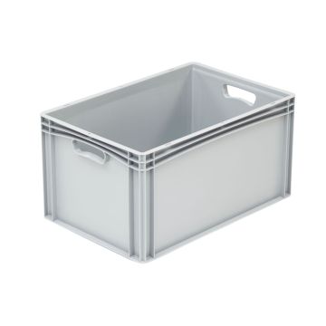 Stapelkiste Lagerkiste BekuPlast Maße: 600 x 400 x 320 mm in grau