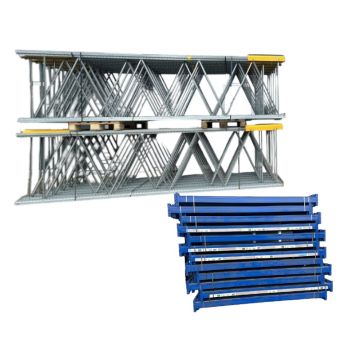 Palettenregalanlage Palettenregal, gebraucht | Bito Pro | Regalständer: 4.500 x 1.100 mm | Lichte Weite: 2.700 mm | Regallänge: Auswählbar
