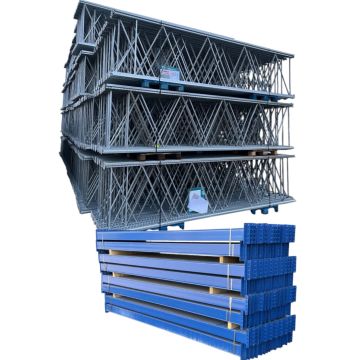 Palettenregalanlage Palettenregal gebraucht, Bito PRO | Regalständer: 5.000 x 1.100 mm | lichte Weite: 3.600 mm| Regallänge: Auswählbar