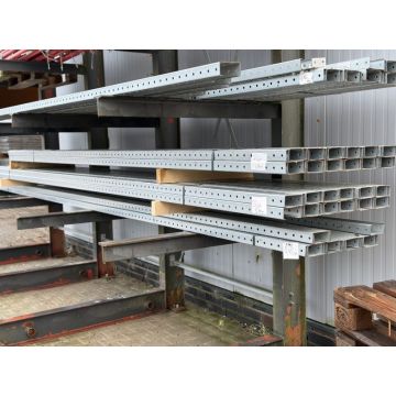 C-Profil gelocht Stahlträger Baustahl, gebraucht | SSI Schäfer | Profilabm.: C 100 x 50 x 15 mm | sendzimir verzinkt | Gesamtlänge: Auswählbar