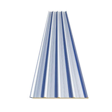 Sandwichplatten Dach 40mm Silbergrau 6,00 m (24,25€/QM)