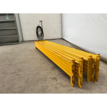 Palettenregaltraverse Traverse Palettenregal, gebraucht | Metal Sistem Unipal | lichte Weite: 1.800 mm | K: 140 x 45 mm | gelb