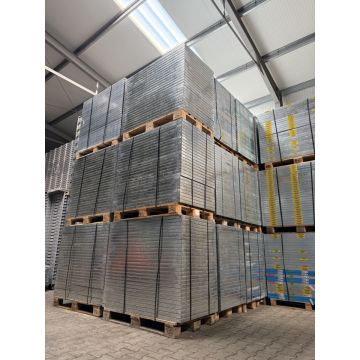 Fachboden für Fachbodenregale, gebraucht | SSI Schäfer R 3000 | f. Ständertiefe: 800 mm | Gesamtbreite: 1.295 mm | Gesamthöhe: 40 mm | sendzimir verzinkt