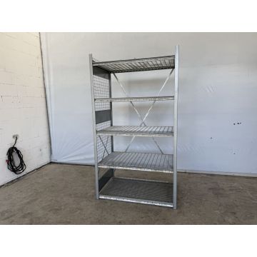 Fachbodenregal Magazinregal, gebraucht | Dexion HI280 | Gitterrostboden | Gesamthöhe: 2.400 mm | Gesamttiefe: 800 mm | Regallänge: 1,38 lfm.