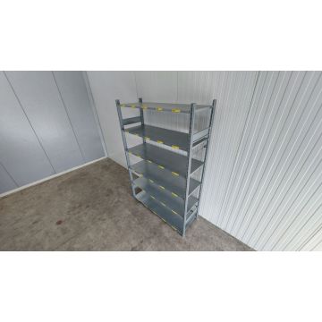 Fachbodenregal Magazinregal, gebraucht  | SSI Schäfer R 3000 | Gesamthöhe: 2.500 mm | Gesamttiefe: 600 mm | 6 Ebenen | Regallänge: 1,66 lfm.