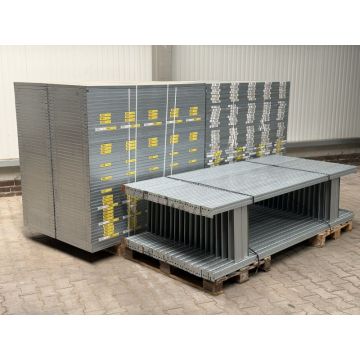 Fachbodenregal Magazinregal, gebraucht  | SSI Schäfer R 3000 | Gesamthöhe: 2.500 mm | Gesamttiefe: 600 mm | 6 Ebenen | Regallänge: 47,33 lfm.