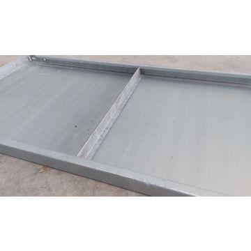 Unterzug Stahlböden Fachbodenregal, gebraucht | Dexion Schraubregal | Gesamtlänge: 453 mm | für Bodentiefe: 457 mm | verzinkter Stahl