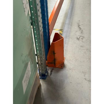 U- Anfahrschutzecke Palettenregal, gebraucht | Gesamthöhe: 400 mm | Gesamtbreite: 220 mm | orange