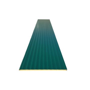 Sandwichplatten für Wand I. Wahl 40mm Moosgrün Länge 6,00m (32,75€/QM)