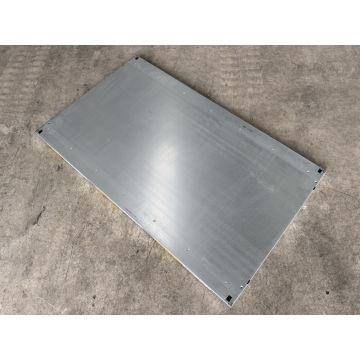 Fachboden für Fachbodenregale, gebraucht | SSI Schäfer R 3000 | f. Ständertiefe: 600 mm | Gesamtbreite: 994 mm | Gesamthöhe: 30 mm | sendzimir verzinkt