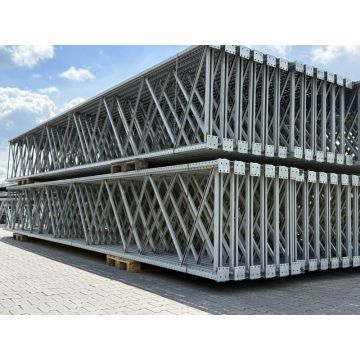 Palettenregalständer Regalständer gebraucht | Stow Pal Rack NS | PLFB 16 | Rahmenprofil: 100 x 65 x 2,5 mm | Ständerhöhe: 8.500 mm | Ständertiefe: 1.100 mm | grau