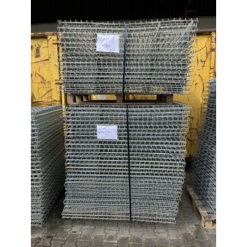 Drahtgitter Gitterrost, gebraucht / 1.220 x 1.275 mm / Maschenweite 105 x 55 mm