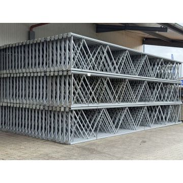 Palettenregalständer Regalständer gebraucht | Stow Pal Rack NS | PLFB 155 | Rahmenprofil: 100 x 65 x 2,25 mm | Ständerhöhe: 8.500 mm | Ständertiefe: 1.100 mm | grau