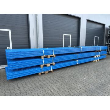 Palettenregalständer Regalständer gebraucht | Stow Pal Rack NS | PLFB 16 | Rahmenprofil: 100 x 65 x 2.5 mm | Ständertiefe: 1.300 mm | Ständerhöhe: wählbar  