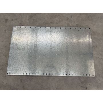 Fachboden für Fachbodenregale, gebraucht | SSI Schäfer R 3000 | f. Ständertiefe: 800 mm | Gesamtbreite: 1.280 mm | Gesamthöhe: 40 mm | sendzimir verzinkt