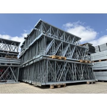 Palettenregalständer Regalständer Palettenregal, gebraucht | Polypal Stockpal | Typ: SKMO 5220 P | Ständerhöhe: 4.000 mm | Ständertiefe: 1.100 mm | sendzimir verzinkt